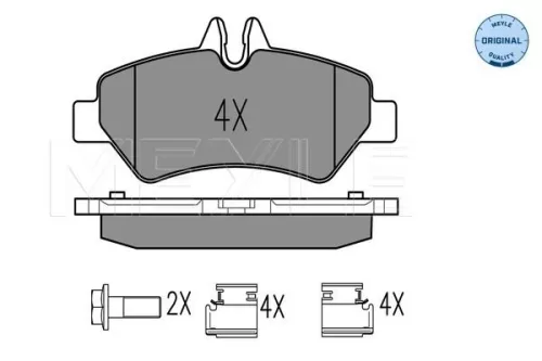 MEYLE MEYLE 025 291 9019 Meyle Rear Brake Pads Set For Mercedes Vw Crafter 30-35 Crafter 30-50 Sprinter 3 