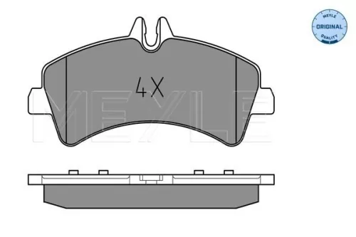 MEYLE MEYLE 025 292 1720 Meyle Rear Brake Pads Set For Mercedes Vw Crafter 30-50 Sprinter 4 6-t Sprinter  