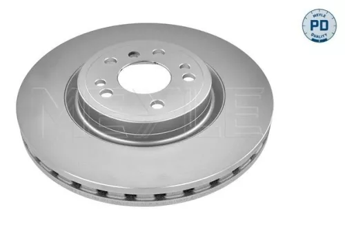 2x Meyle Pd Front Vented Brake Discs Pair For Mercedes Gle M-class