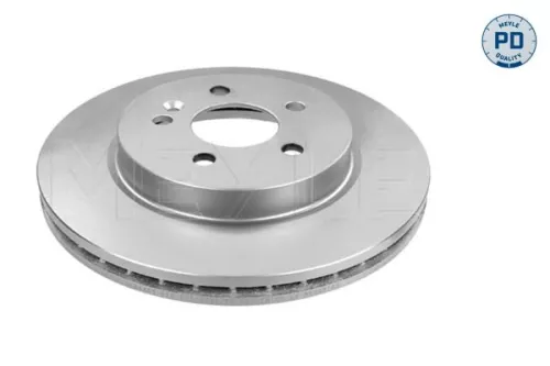 2x Meyle Pd Front Vented Brake Discs Pair For Mercedes M-class
