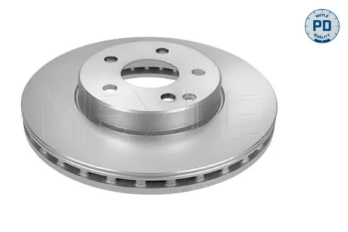 2x Meyle Pd Front Vented Brake Discs Pair For Mercedes E-class