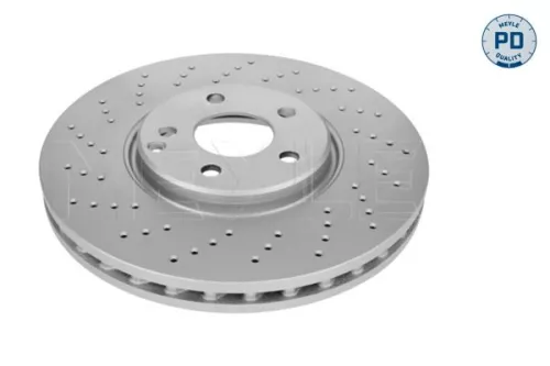 2x Meyle Pd Front Perforated Brake Discs Pair For Mercedes E-class S-class