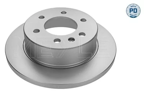 2x Meyle Pd Rear Solid Brake Discs Pair For Mercedes Vw Crafter 30-35 Crafter 30