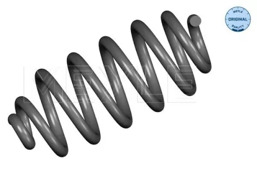 2x Meyle Rear Suspension Springs For Audi A6