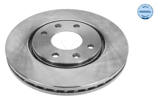 2x Meyle Front Vented Brake Discs Pair For Peugeot 406