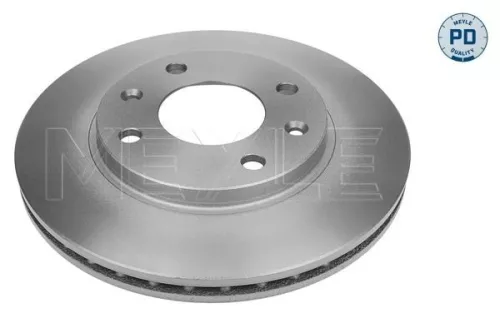 2x Meyle Pd Front Vented Brake Discs Pair For Citroën Peugeot 106 106 Van 205 20