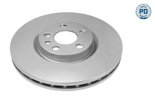 2x Meyle Pd Front Vented Brake Discs Pair For Citroën Fiat Lancia Peugeot 807 C8