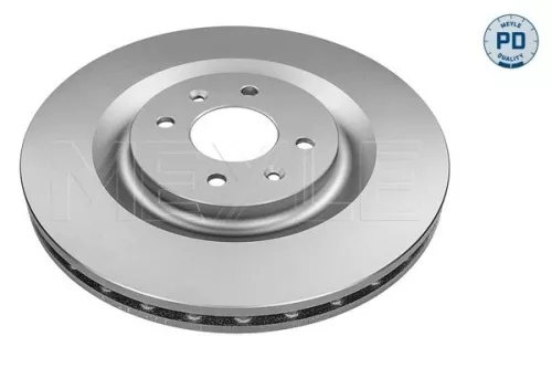 2x Meyle Pd Front Vented Brake Discs Pair For Citroën Ds Peugeot 208 Ds 3 Ds3