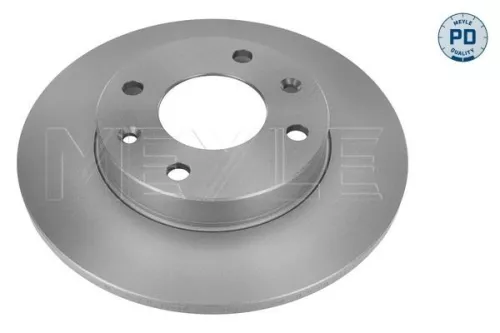 2x Meyle Pd Front Rear Solid Brake Discs Pair For Citroën Peugeot 106 106 Van 20