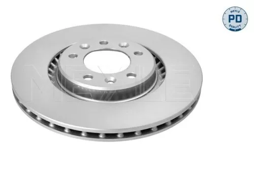 2x Meyle Pd Rear Vented Brake Discs Pair For Citroën Fiat Opel Peugeot Toyota Va