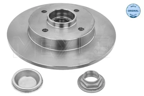 2x Meyle Rear Solid Brake Discs Pair For Citroën Ds Peugeot 308 308 Cc 308 Sw C4