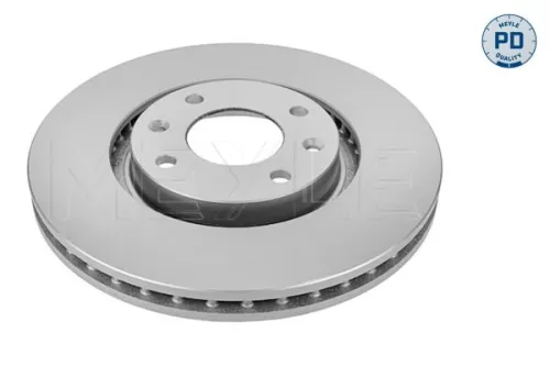 2x Meyle Pd Front Vented Brake Discs Pair For Citroën Ds Opel Peugeot Toyota Vau