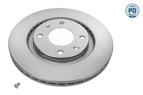 2x Meyle Pd Front Vented Brake Discs Pair For Citroën Peugeot 206 306 405 Berlin