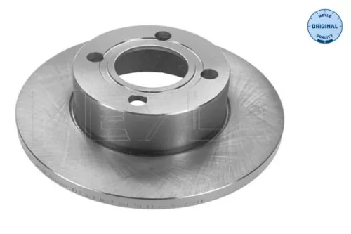 2x Meyle Front Solid Brake Discs Pair For Audi 80