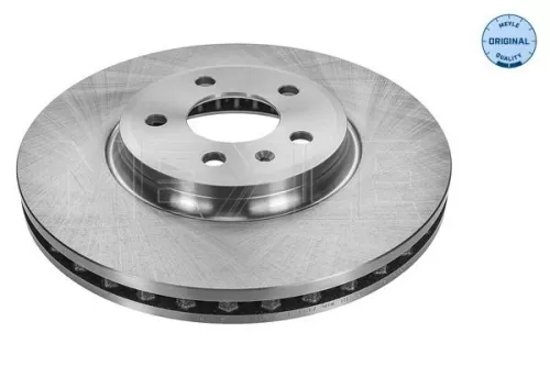 2x Meyle Front Vented Brake Discs Pair For Audi A4 A4 Allroad A5 Q5