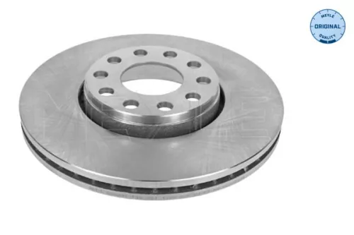 2x Meyle Front Vented Brake Discs Pair For Skoda Vw Passat Superb