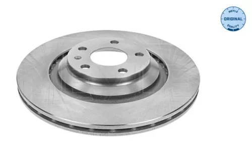 2x Meyle Rear Vented Brake Discs Pair For Audi A6