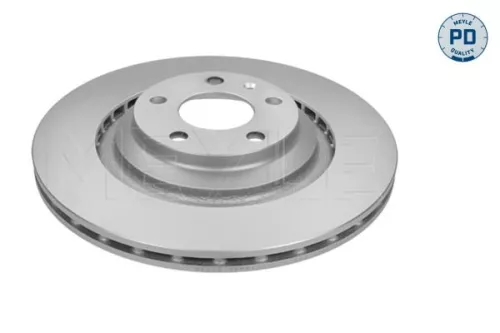 2x Meyle Pd Rear Vented Brake Discs Pair For Audi A6