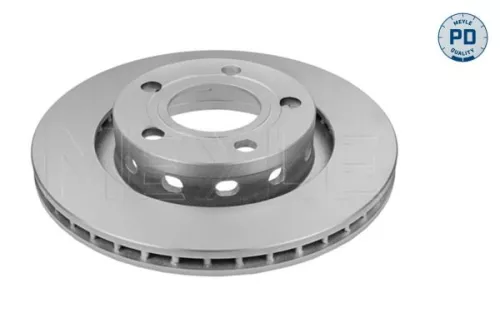 2x Meyle Pd Rear Vented Brake Discs Pair For Audi A8