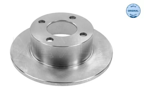 2x Meyle Rear Solid Brake Discs Pair For Audi 100