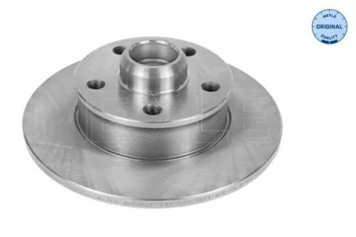 2x Meyle Rear Solid Brake Discs Pair For Seat Vw Corrado Golf Passat Toledo Vent