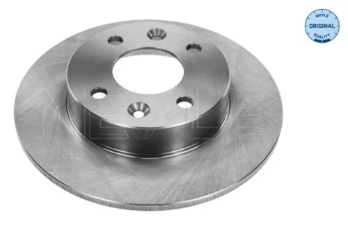 2x Meyle Front Solid Brake Discs Pair For Renault Clio Rapid Super 5 Twingo