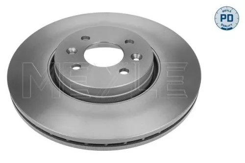 2x Meyle Pd Front Vented Brake Discs Pair For Renault Grand Scénic Scénic