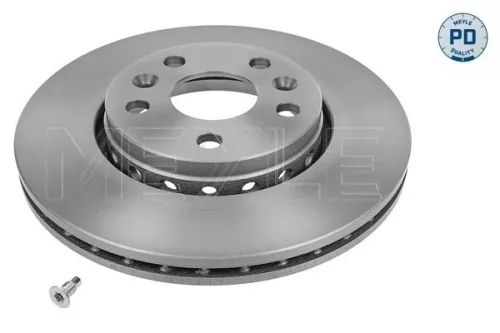 2x Meyle Pd Front Vented Brake Discs Pair For Mercedes Renault Citan Espace Kang