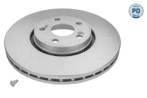 2x Meyle Pd Front Vented Brake Discs Pair For Renault Espace Laguna