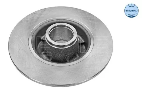 MEYLE MEYLE 16-15 523 0016 2x Meyle Rear Solid Brake Discs Pair For Renault Clio Megane Modus / Grand Modus 