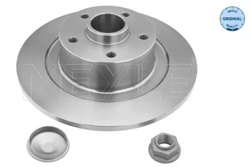 2x Meyle Rear Solid Brake Discs Pair For Renault Laguna