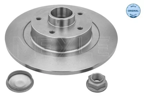 2x Meyle Rear Vented Brake Discs Pair For Renault Grand Scénic