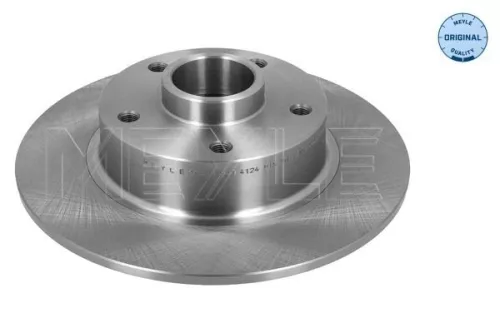 2x Meyle Rear Solid Brake Discs Pair For Renault Megane