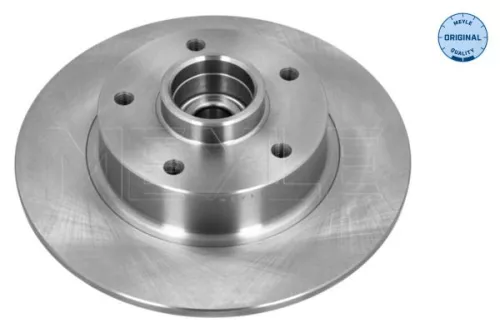 2x Meyle Rear Solid Brake Discs Pair For Renault Megane