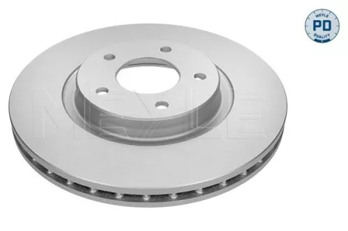 2x Meyle Pd Front Vented Brake Discs Pair For Jaguar Xj Xk 8
