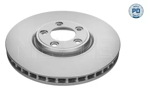 2x Meyle Pd Front Vented Brake Discs Pair For Daimler Jaguar S-type Super Eight 