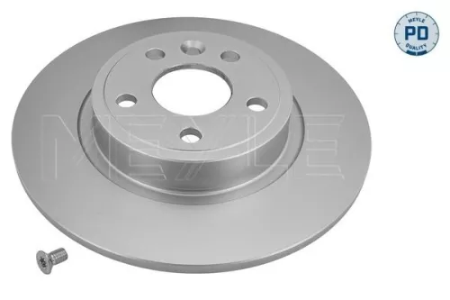 2x Meyle Pd Rear Solid Brake Discs Pair For Jaguar Land Rover Discovery Sport E-