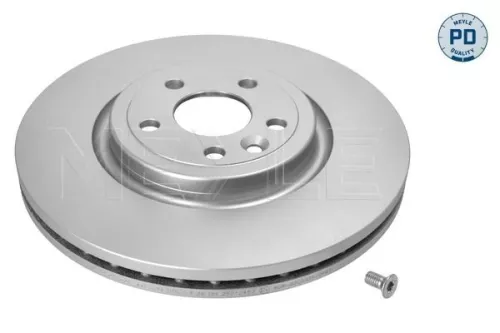 2x Meyle Pd Front Vented Brake Discs Pair For Jaguar Xe Xf