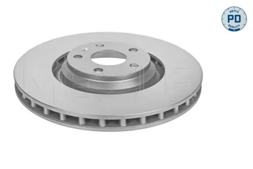 2x Meyle Pd Front Vented Brake Discs Pair For Audi Tt