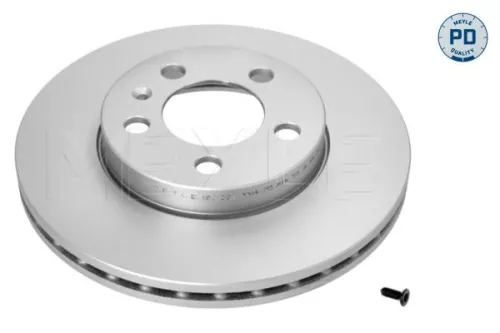 2x Meyle Pd Front Vented Brake Discs Pair For Audi Seat Skoda Vw A1 A1 City Carv