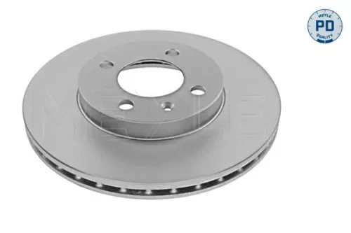 2x Meyle Pd Front Vented Brake Discs Pair For Seat Vw Arosa Caddy Cordoba Corrad