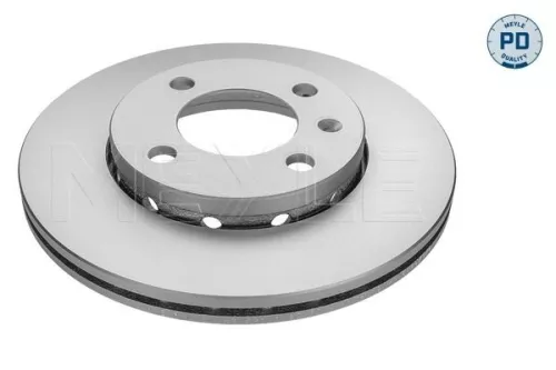 2x Meyle Pd Front Vented Brake Discs Pair For Seat Vw Arosa Lupo Polo Polo Van