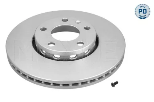 2x Meyle Pd Front Vented Brake Discs Pair For Audi Seat Skoda Vw 100 A4 A6 Exeo 