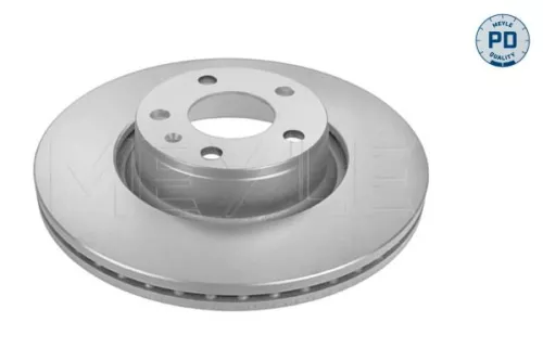 2x Meyle Pd Front Vented Brake Discs Pair For Audi A6