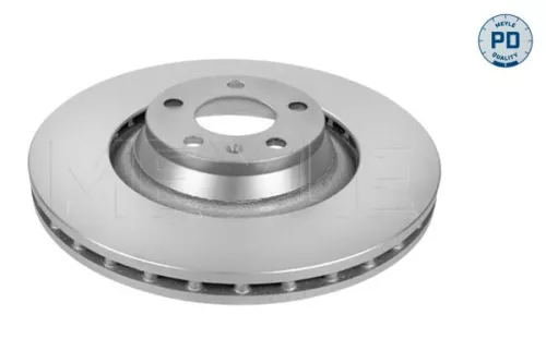 2x Meyle Pd Front Vented Brake Discs Pair For Audi A6 A6 Allroad