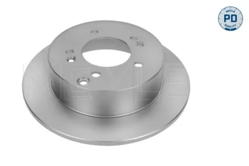 2x Meyle Pd Rear Solid Brake Discs Pair For Kia Carens