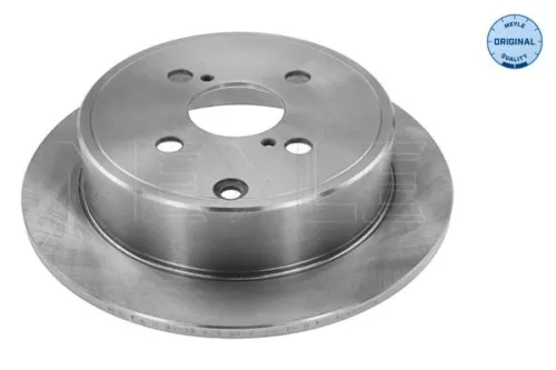 2x Meyle Rear Solid Brake Discs Pair For Toyota Corolla