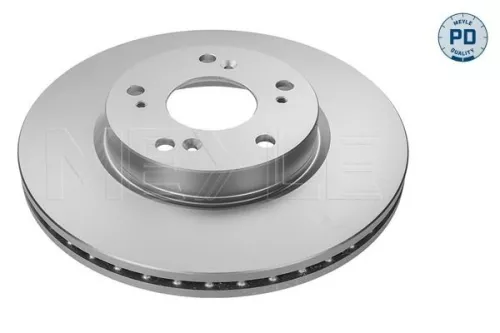 2x Meyle Pd Front Vented Brake Discs Pair For Honda Civic Fr-v