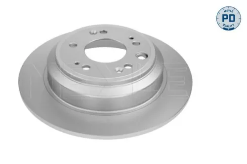 2x Meyle Pd Rear Solid Brake Discs Pair For Honda Accord