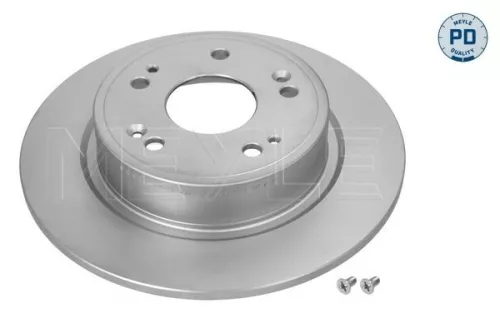 2x Meyle Pd Rear Solid Brake Discs Pair For Honda Accord E:ny1 Hr-v